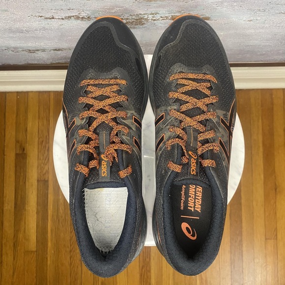 ASICS Gel-Scram 5 Shoes Mens Size 10.5 Black Running Trail Sneakers READ - Picture 7 of 9